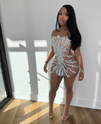 Silver Flare Dress