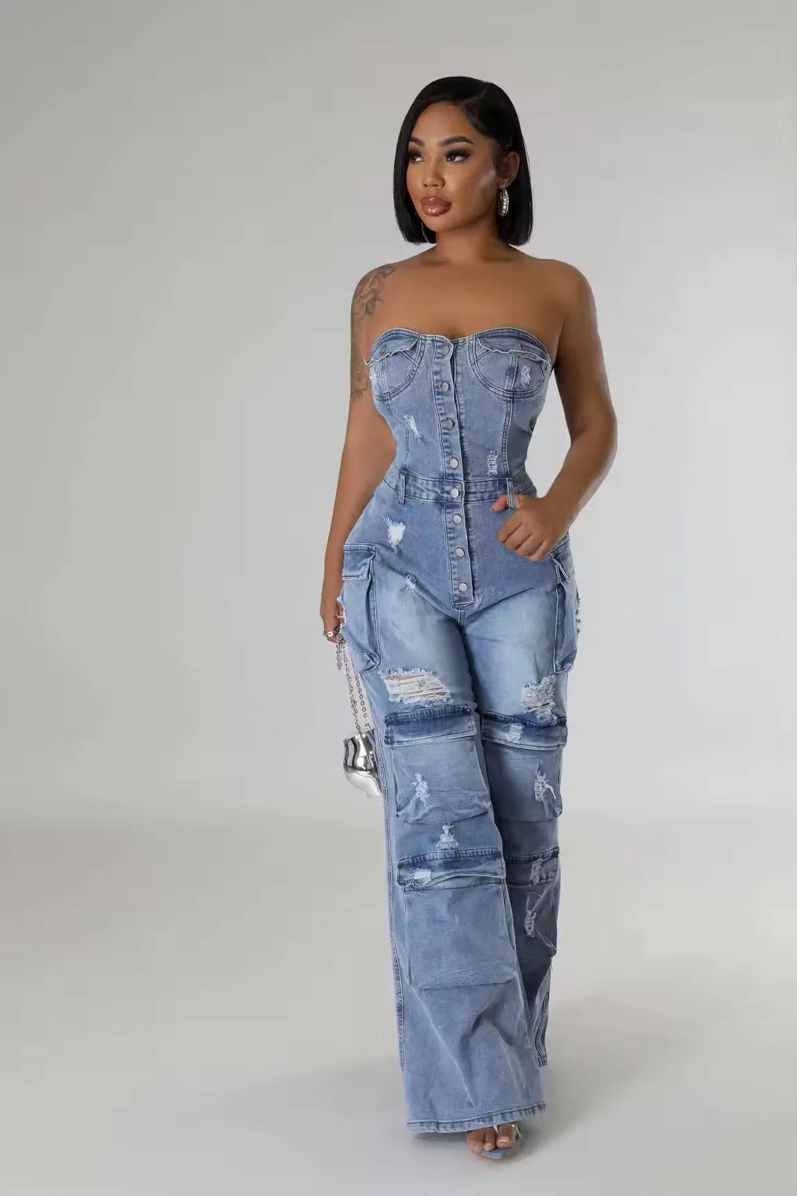 Carol Denim Jumpsuit