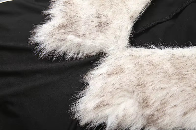 Shania Jumpsuit with Fur Foot Covers